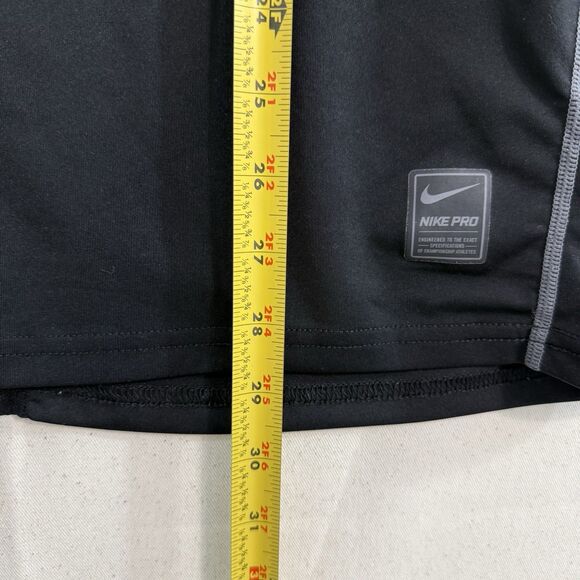 Men's Nike Dri Fit Tank Top Athletic Shirt Size Medium Black Fitted - Picture 6 of 11